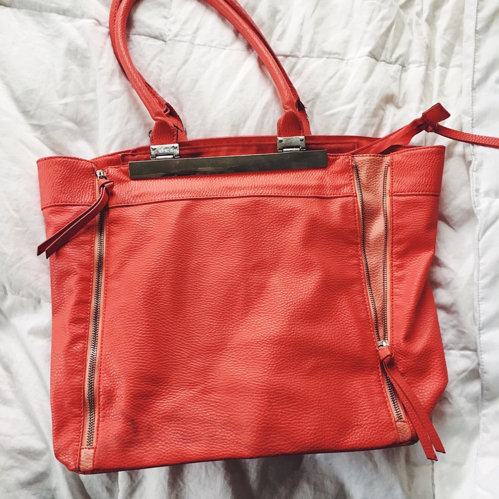 Apt. 9 - Two Tone Peach Shoulder Bag